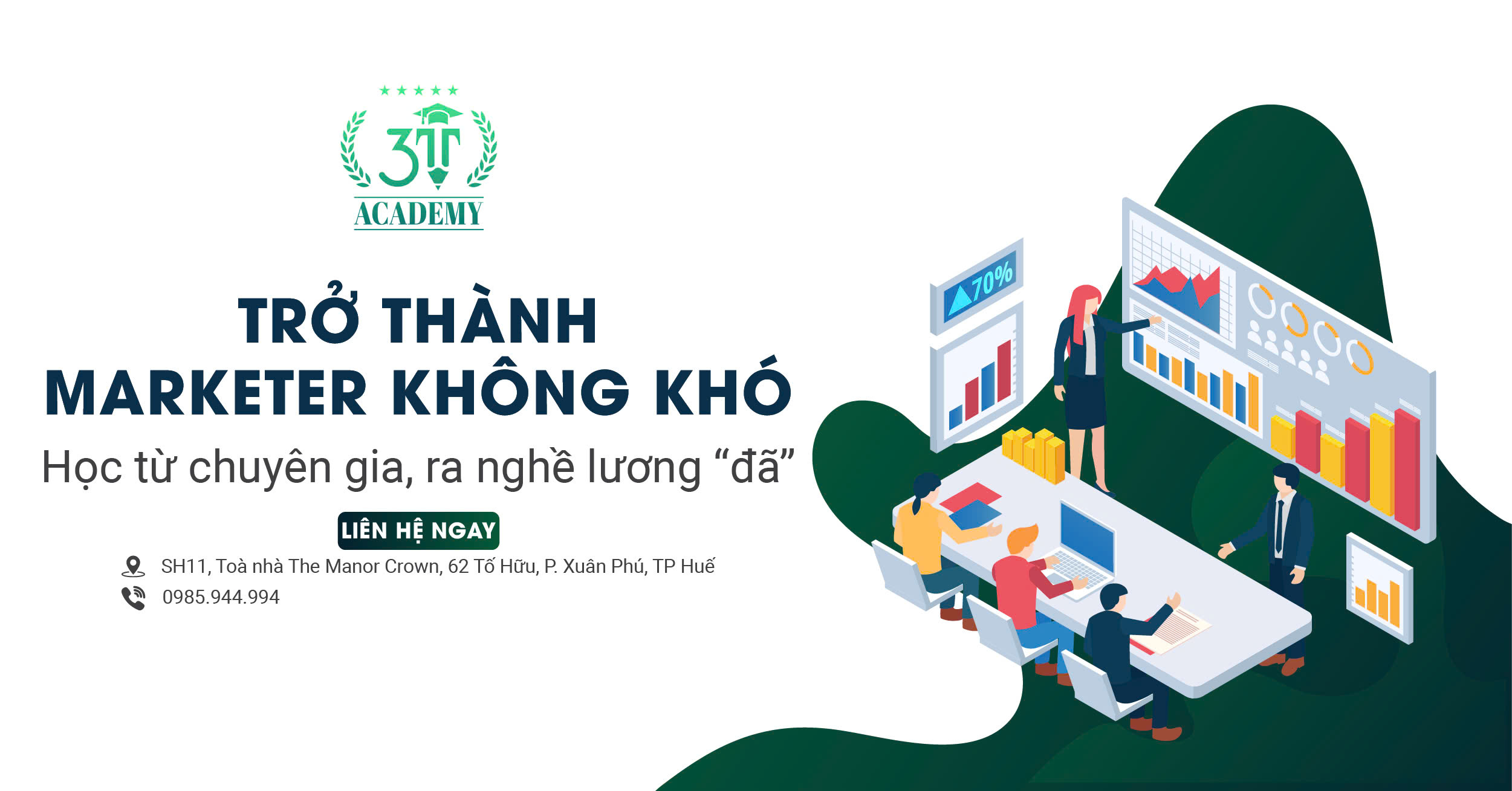 Đam Mê Marketing? Đến Với Lộ Trình Thực Chiến Nghề Marketing Của Thai Thu Marketing!