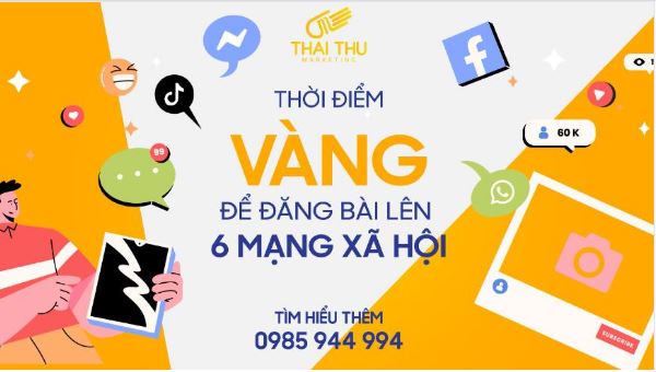 Giờ vàng đăng bài trên 6 nền tảng mạng xã hội phổ biến nhất