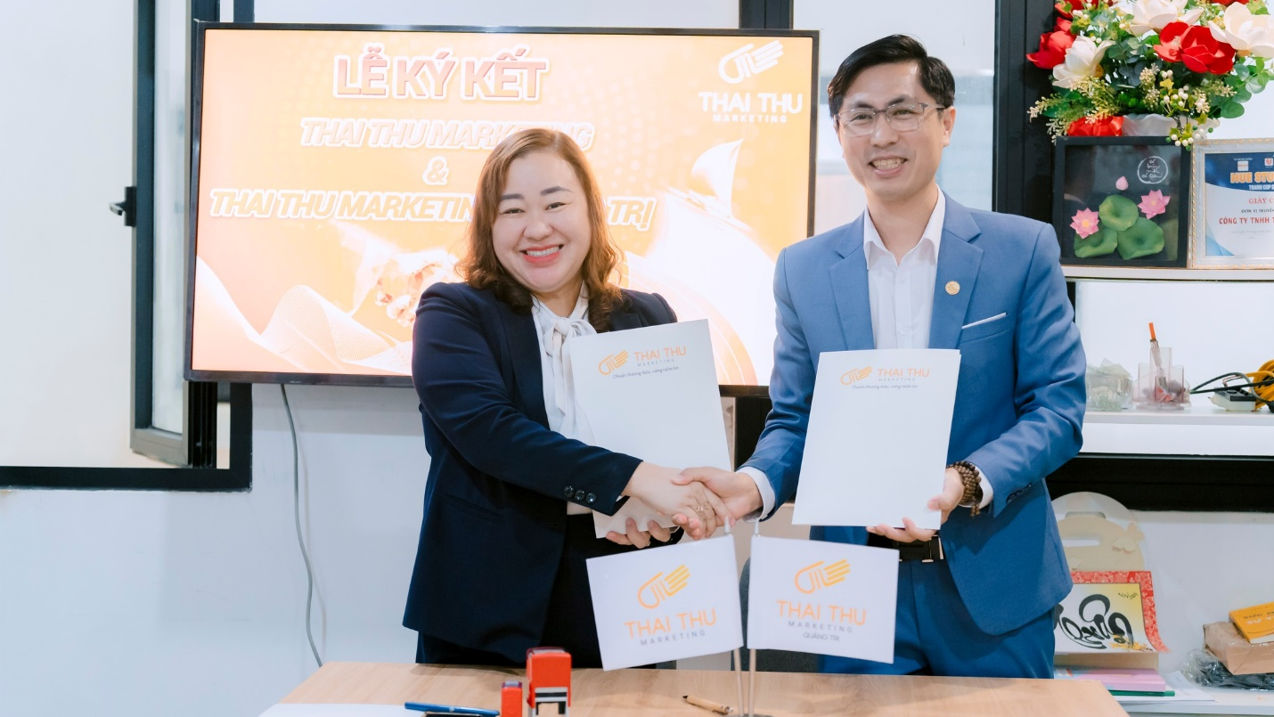 Ký kết ra mắt Văn phòng đại diện Quảng Trị, Thai Thu Marketing mở rộng đào tạo doanh nghiệp