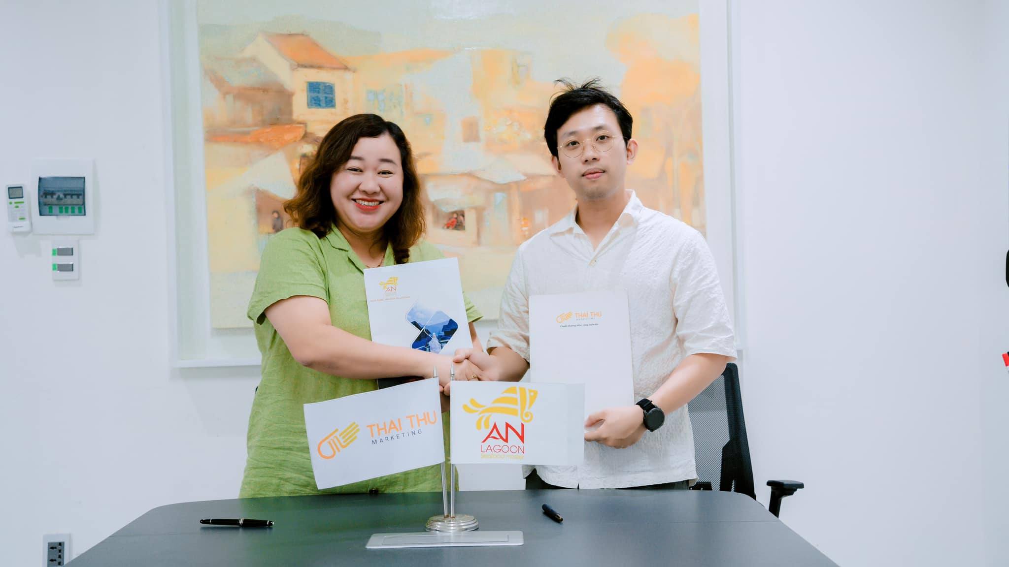 THAI THU MARKETING KÝ KẾT HỢP TÁC VỚI NHÀ HÀNG HẢI SẢN AN LAGOON